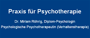 Logo von Röhrig Miriam Dr. Dipl.-Psychologin