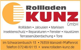 Logo von Rollladen Kunz GmbH Meisterbetrieb Sonnenschutztechnik