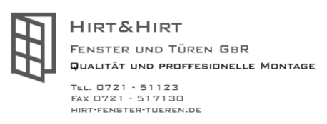 Logo von Hirt & Hirt Fenser u. Türen GbR
