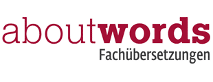 Logo von aboutwords - Fachübersetzungen Sabine Fischer