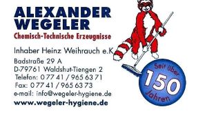 Logo von Wegeler-Hygiene Inhaber: H.Weihrauch