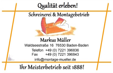 Logo von Müller Markus Schreinermeister