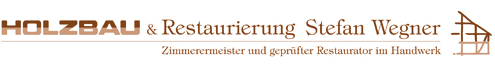 Logo von Holzbau & Restaurierung Stefan Wegner