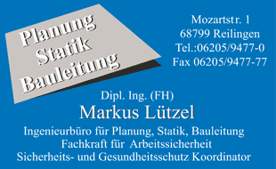 Logo von Lützel Markus Dipl.-Ing. (FH)