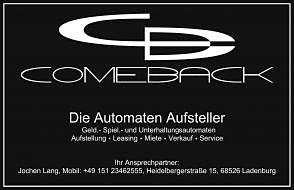 Logo von Comeback Die Automaten Aufsteller