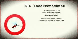 Logo von K+D Insektenschutz