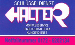 Logo von Halter Schlüsseldienst + Sicherheitstechnik