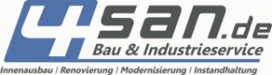 Logo von 4San Bau & Industrieservice
