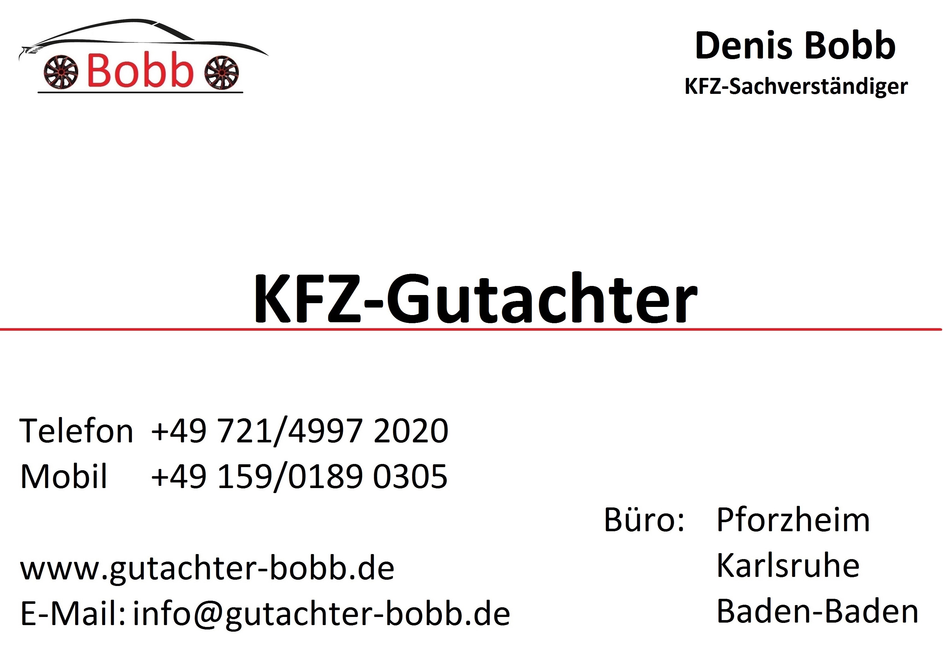 Logo von Gutachter Bobb