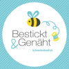 Logo von Bestickt & Genäht