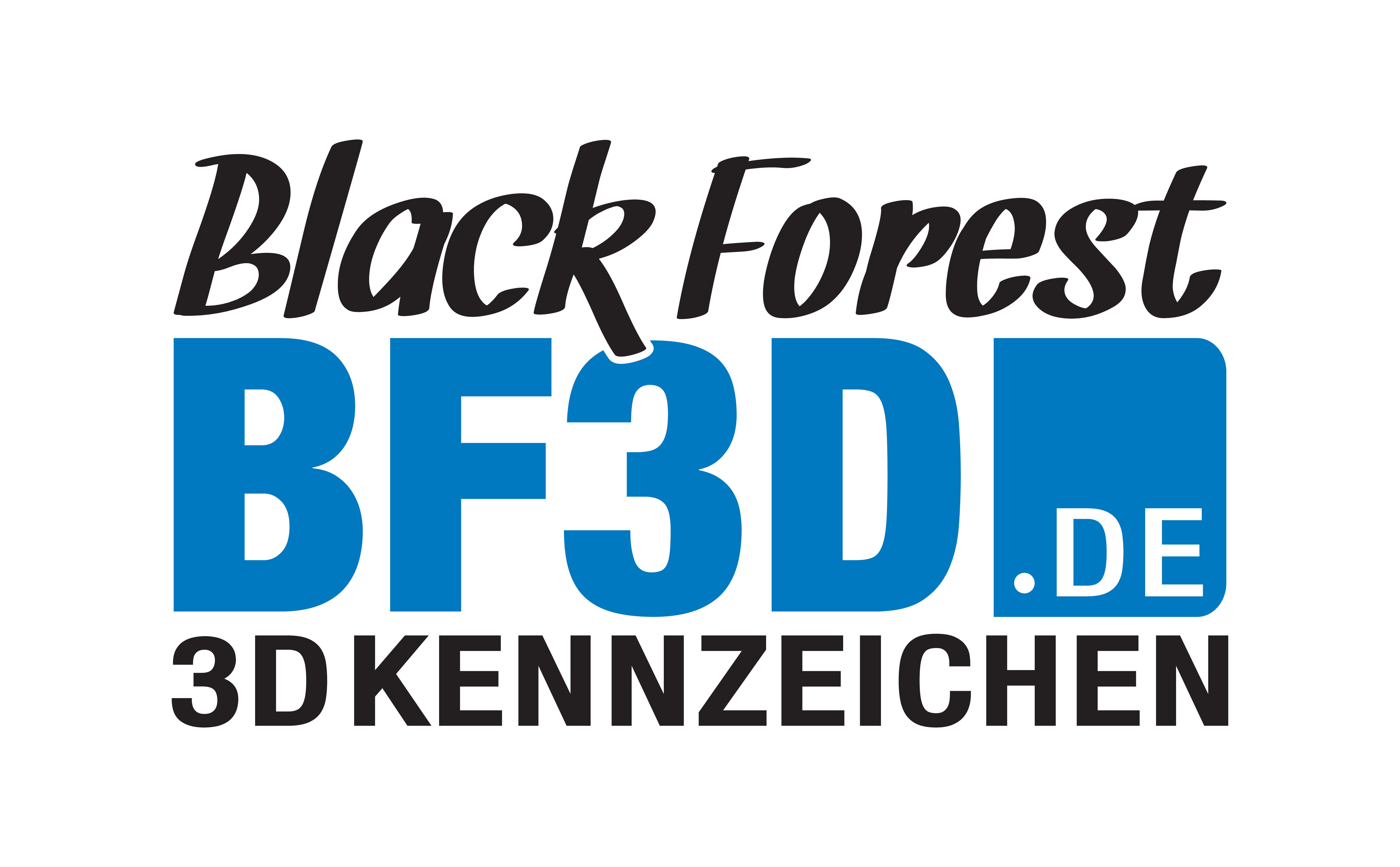 Logo von BlackForest 3DKennzeichen