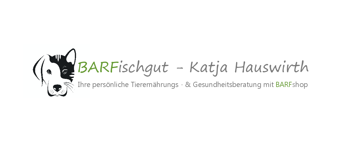 Logo von BARFischgut - Tierernährungs- & Gesundheitsberatung mit BARFshop, Katja Hauswirth