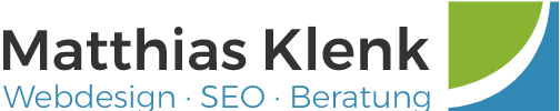 Logo von Matthias Klenk - Webdesign · SEO · Beratung