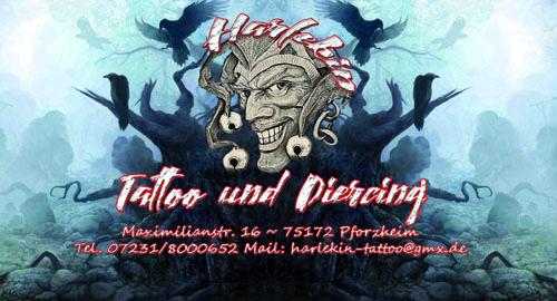 Logo von Harlekin Tattoo & Piercing