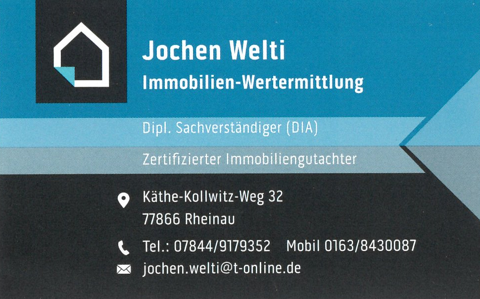 Logo von Jochen Welti Immobilien-Wertermittlung