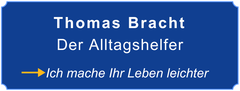 Logo von Thomas Bracht - Der Alltagshelfer