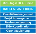Logo von Heine Christoph BAU-ENGINEERING + SIGE-KOORDINATION