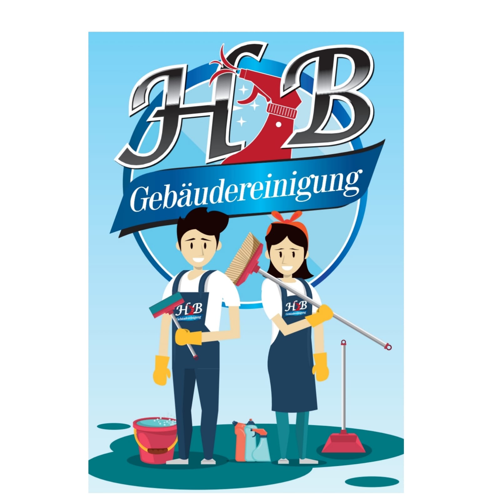 Logo von HB Gebäudereinigung