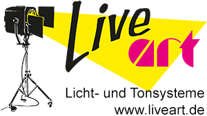 Logo von Live art Licht- u. Tonsysteme