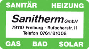 Logo von Sanitherm GmbH Sanitär-Heizung-Bad-Gas-Solar