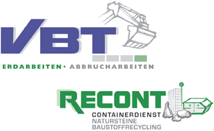 Logo von Abbruch- und Erdarbeiten VBT - Recont Containerdienst