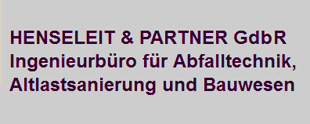 Logo von HENSELEIT & PARTNER GdBR Ingenieurbüro für Abfalltechnik, Altlastsanierung, Bauwesen und SiGeKo