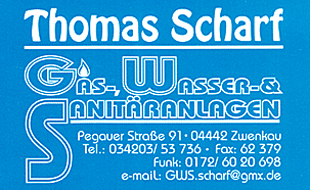 Logo von Scharf Thomas Gas-, Wasser- & Sanitäranlagen