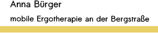 Logo von Anna Bürger - mobile Ergotherapie an der Bergstraße