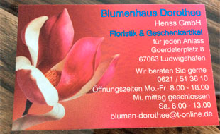 Logo von Blumen Dorothee GmbH