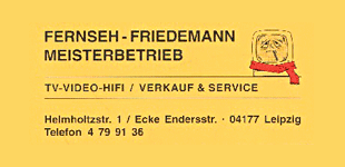 Logo von Meisterbetrieb für Fernsehtechnik Ralf Friedemann Funkmechaniker
