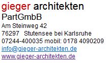 Logo von gieger architekten