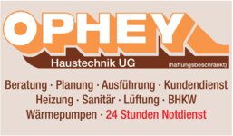 Logo von Ophey Haustechnik UG