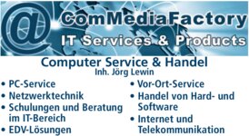 Logo von ComMediaFactory Computer Service & Handel