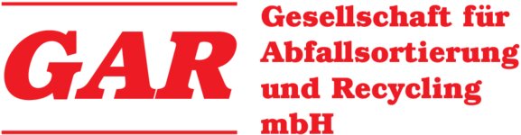 Logo von GAR Gesellschaft f. Abfallsortierung und Recycling mbH