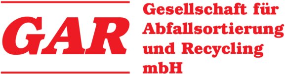 Logo von GAR Gesellschaft f. Abfallsortierung und Recycling mbH