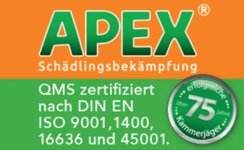 Logo von APEX Schädlingsbekämpfung