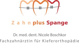 Logo von Zahn plus Spange Dr.med.dent. Nicole Boschkor Fachzahnärztin f. Kieferorthopädie