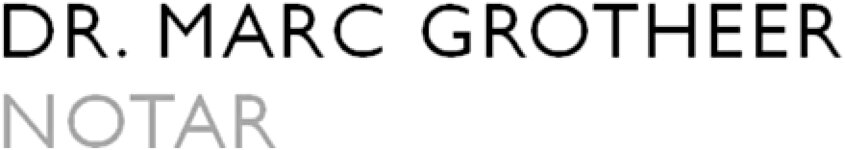 Logo von Notar Dr. Marc Grotheer