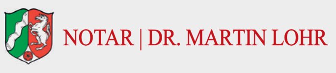 Logo von Notar Dr. Martin Lohr