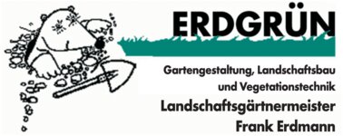 Logo von Erdgrün ... für IHR grünes Zuhause!