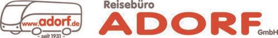 Logo von Reisebüro Adorf GmbH - Busunternehmen