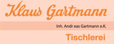 Logo von Tischlerei Klaus Gartmann Inh. Andreas Gartmann e.K.