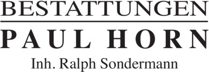 Logo von Bestattungen Paul Horn e.K. Inh.: Ralph Sondermann
