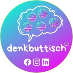 Logo von denkbuttisch - Buttonshop | Alexandra Abraham