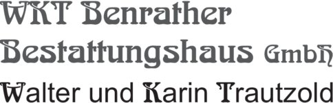 Logo von WKT Benrather Bestattungshaus GmbH