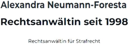 Logo von Alexandra Neumann-Foresta Rechtsanwältin