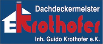 Logo von Ewald Krothofer Dachdeckermeister, Inh. Guido Krothofer e.K.