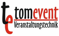 Logo von tomevent Veranstaltungstechnik UG