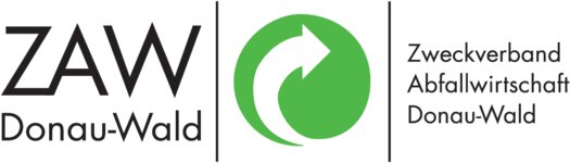 Logo von ZAW Zweckverband-Abfallwirtschaft Donau-Wald