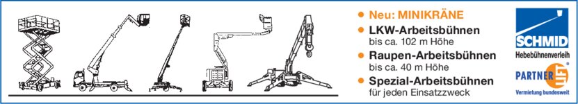 Logo von SCHMID Hebebühnenverleih